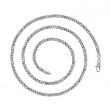 Apzeltīta ķēdīte ar klasisku  pinumu